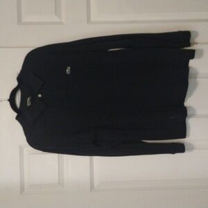Lacoste black long sleeve polo